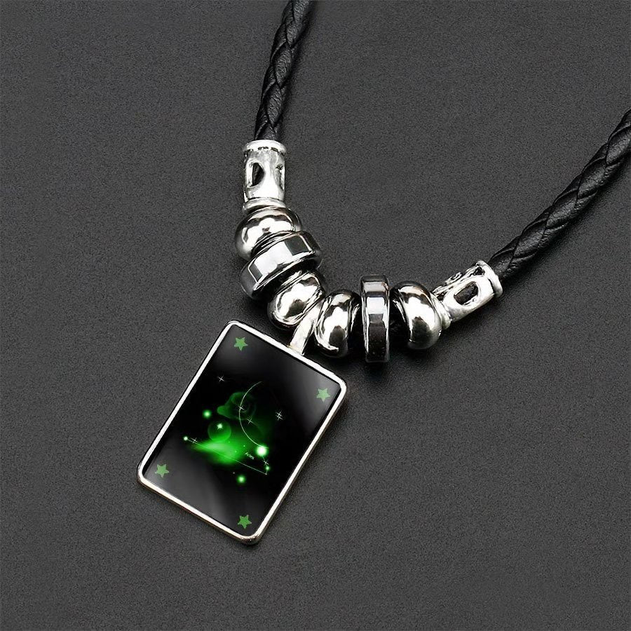 Wholesale Twelve Constellation Pendant Necklaces